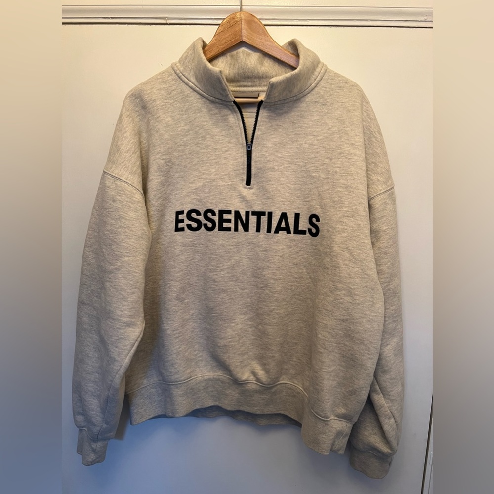 Men’s Fear of God Essentials quarter zip